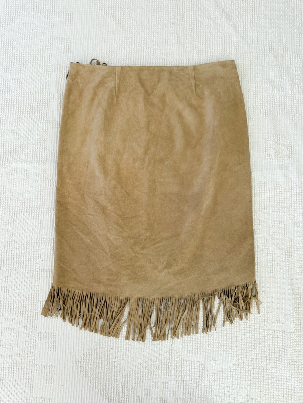 Polo Ralph Lauren Suede Fringe Skirt - Picture 8 of 8